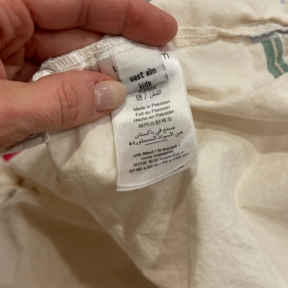 West Elm Nutcracker crib sheet collection baby girl boy Christmas ballet unisex